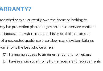 home warranty muscatine